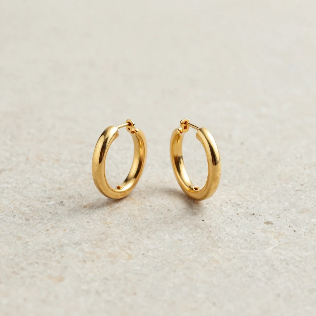 Column Huggie Hoops